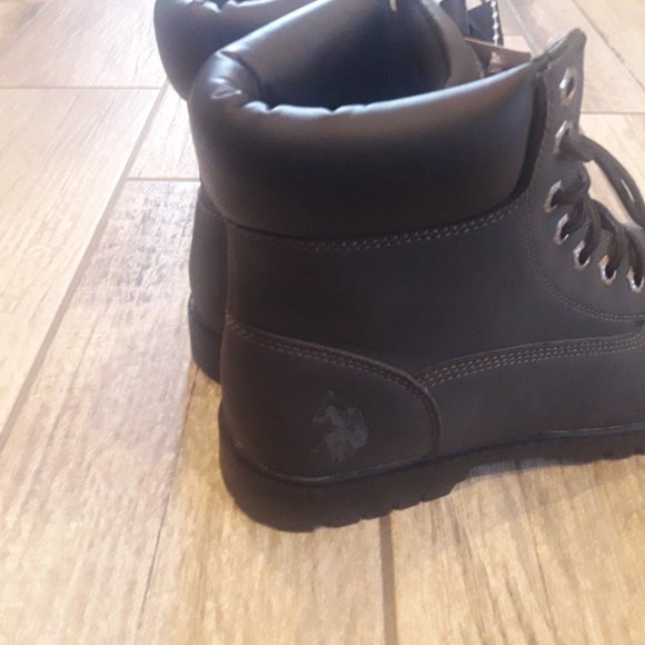 U.S. Polo Assn. Owen High Boots (Black) Size 10 - Picture 9 of 10